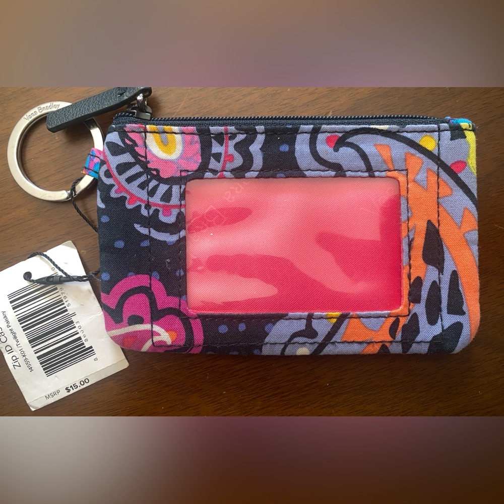 Vera Bradley Zip ID case NWT